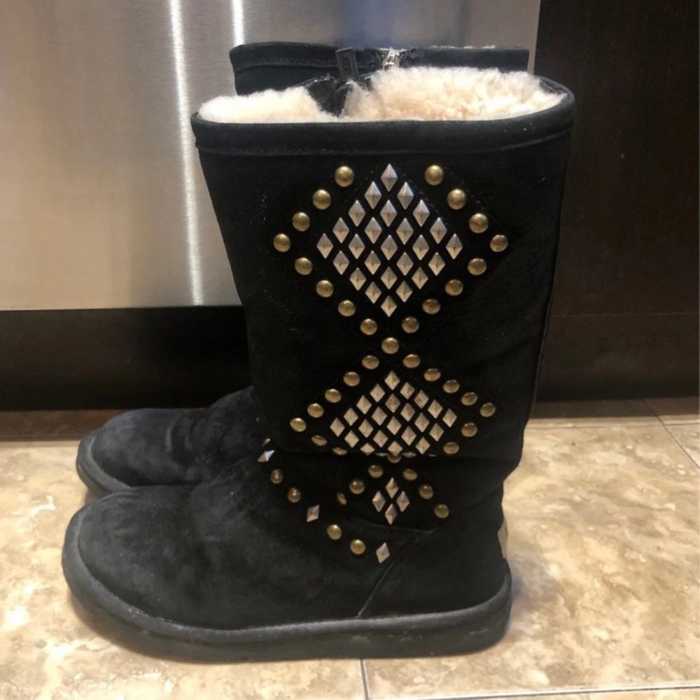 Black Studded Uggs
